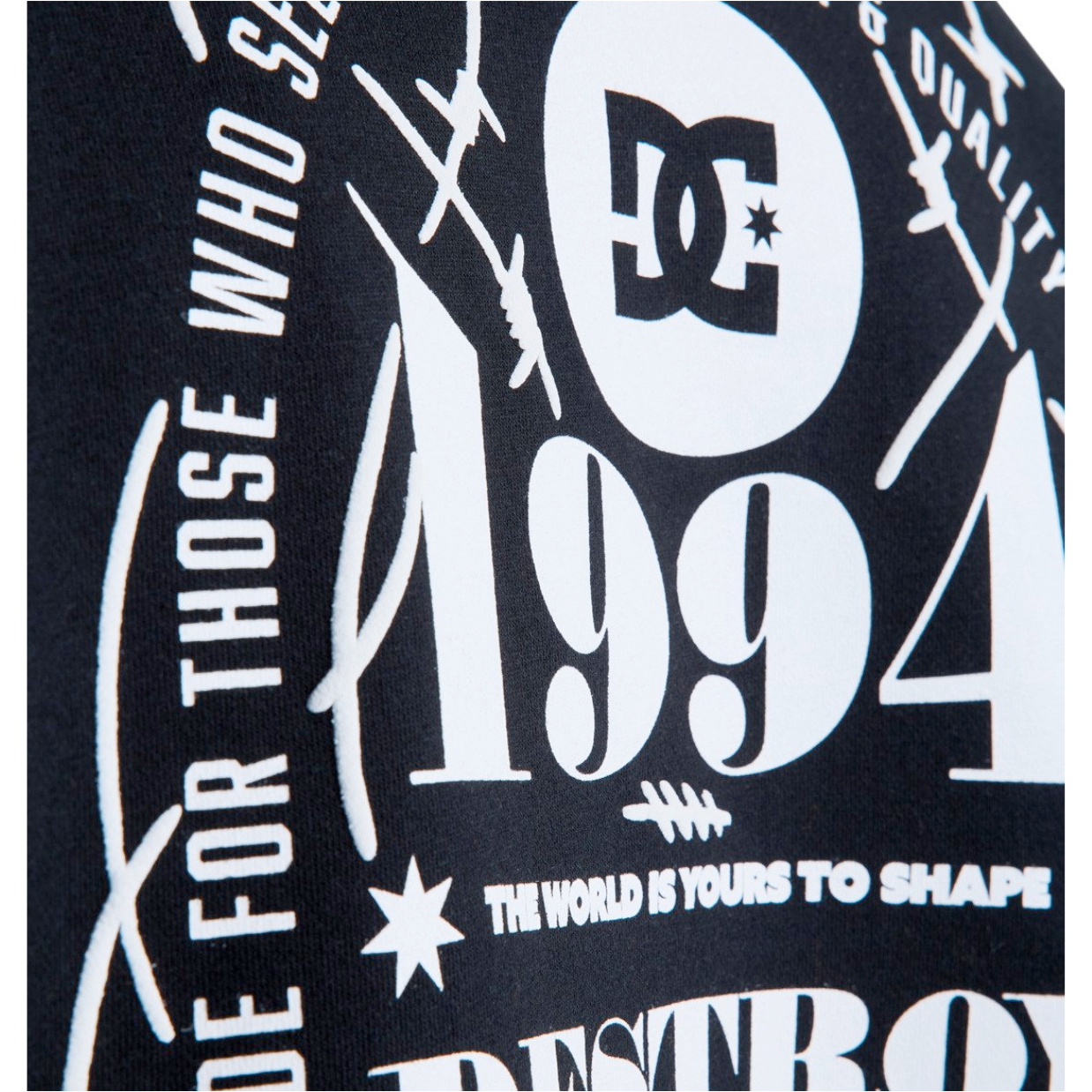 2026 DC Shoes Mens Shape Or Destroy Hoodie EDYSF03274 - Black